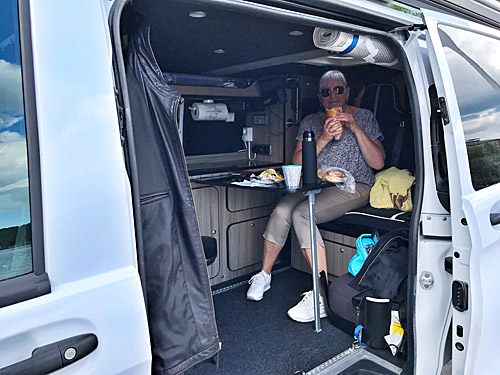 Fikamys i Mercedes Vito W447 när man är riktigt förkyld