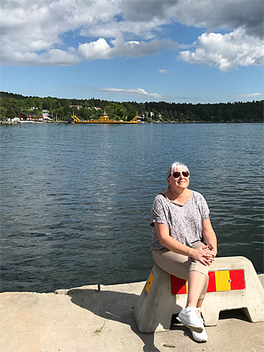 Njuter i solen när man är riktigt förkyld