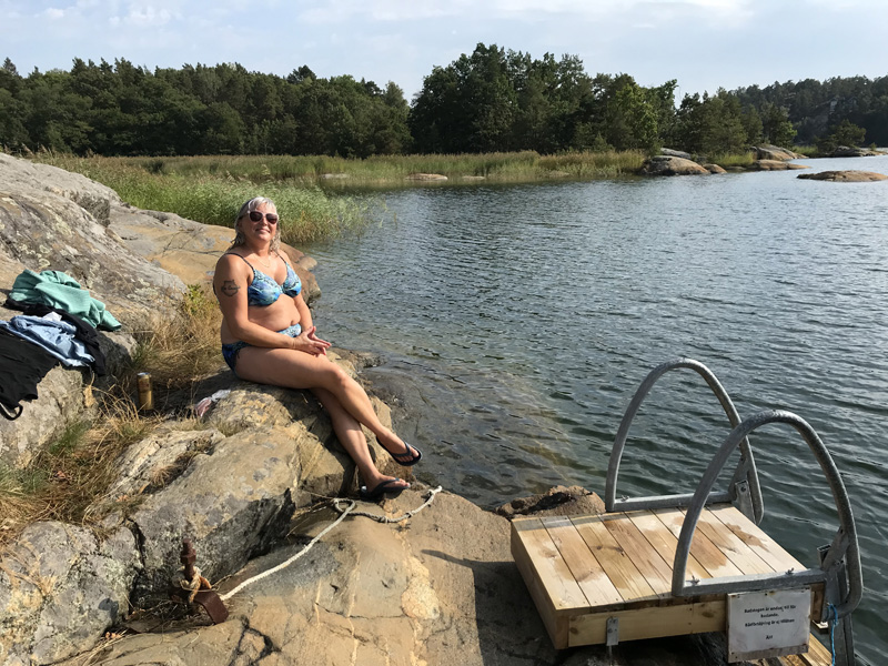 Badstege i Skälsmara