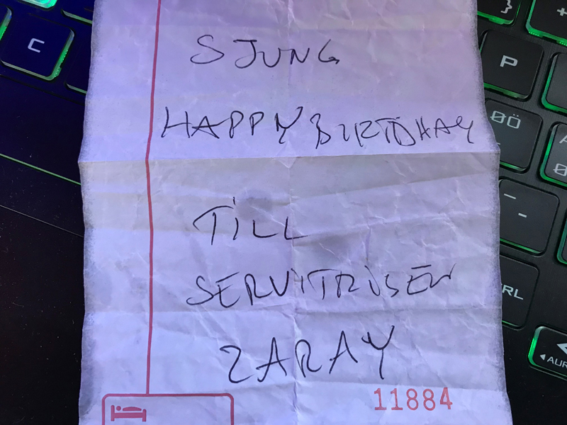 Happy Birthday Saray